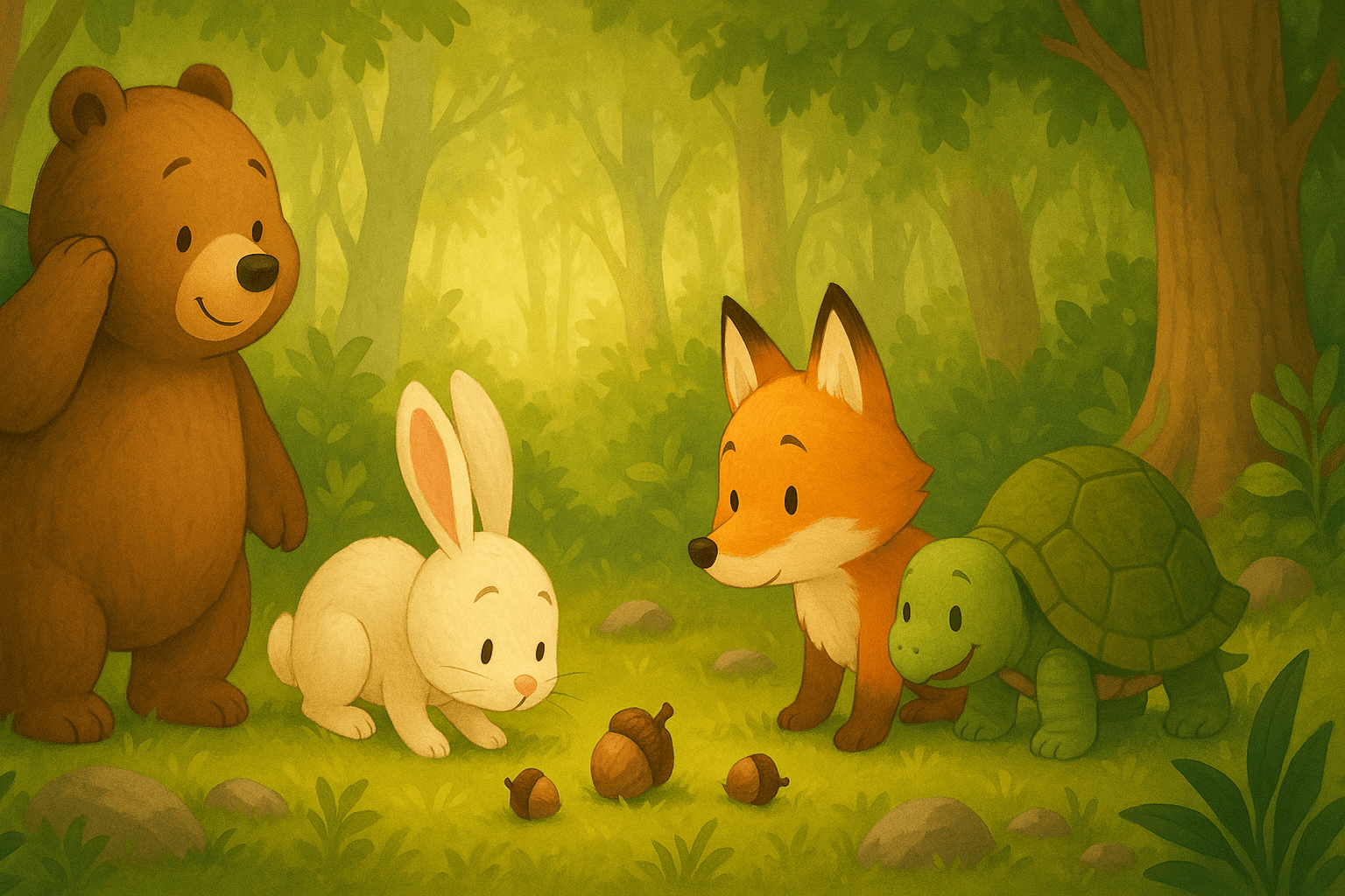 The Lost Acorn Mystery