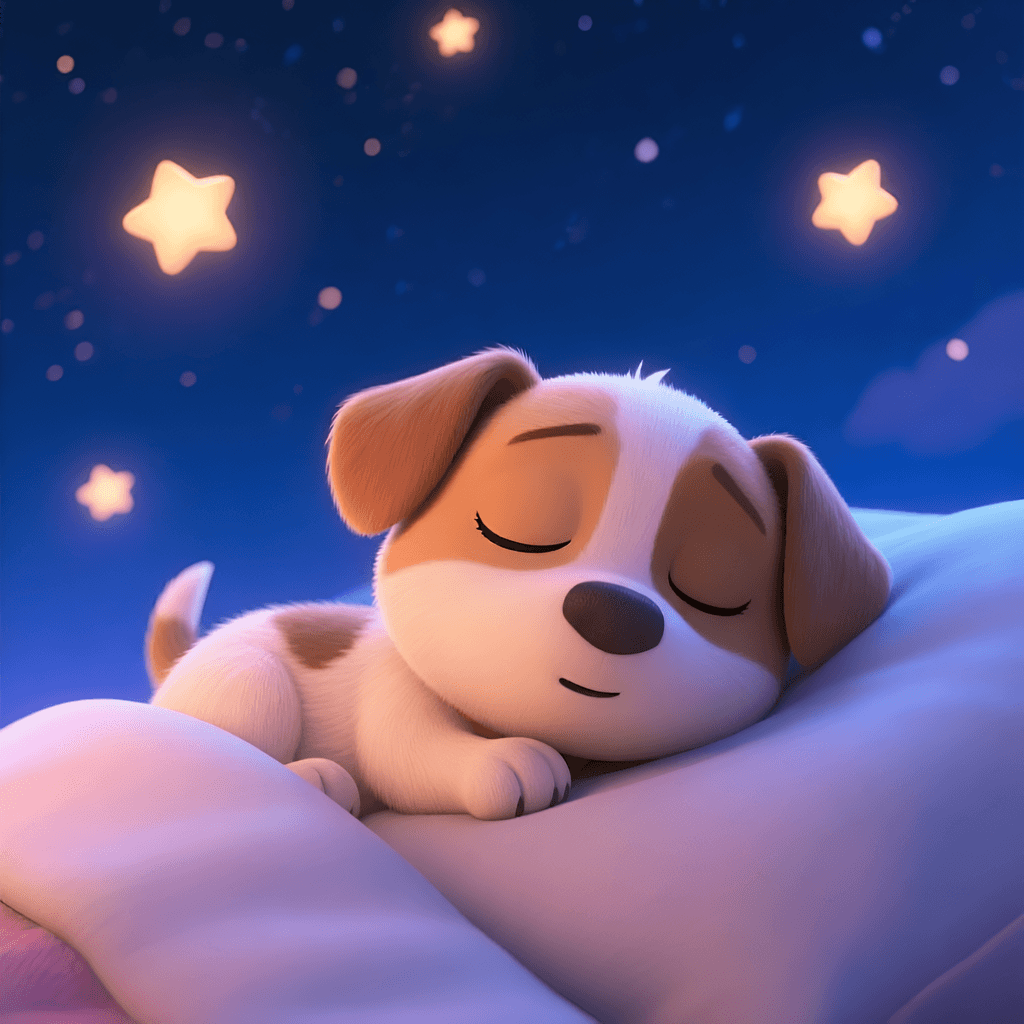 Tiny Puppy and Stars